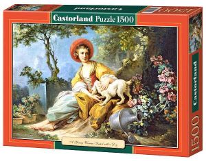 Castorland - Copy : žena se psem - Puzzle 1500 dílků
