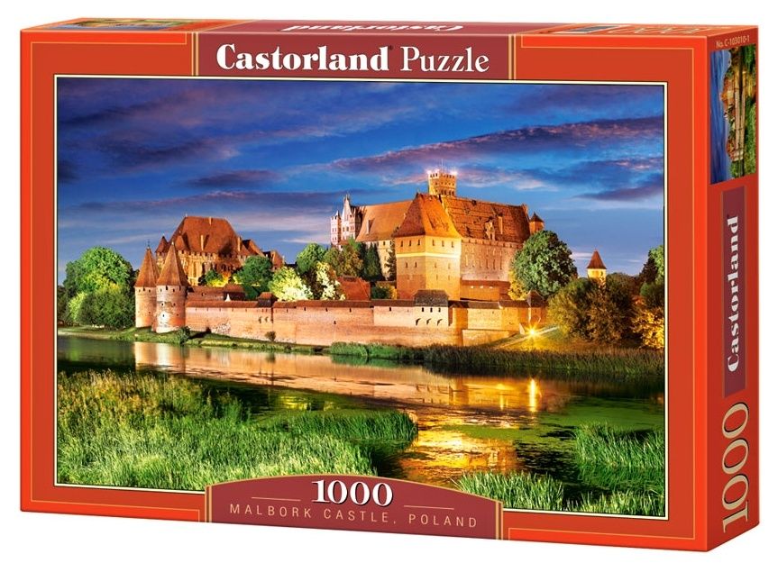Puzzle Castorland 1000 dílků - Hrad Malbork - Polsko art 103010