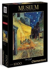 Puzzle Clementoni 1000 dílků - Van Gogh - Kavárna na terase v noci, Clementoni 31470
