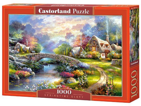 Puzzle Castorland 1000 dílků - Jaro nad řekou art 103171