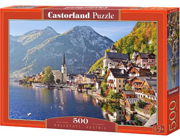 Puzzle Castorland 500 dílků - Hallstatt - Rakousko art. 52189