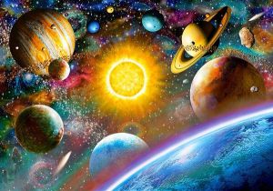 Puzzle Castorland 500 dílků - Planety sluneční soustavy art. 52158