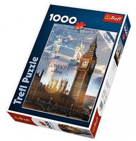 Puzzle Trefl 1000 dílků Londýn za svítání - Trefl 10395