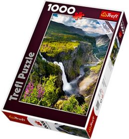 TREFL Puzzle Vodopád Vøringsfossen Norsko 1000 dílků