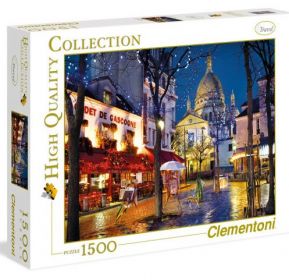 CLEMENTONI Puzzle 1500 dílků Montmartre, Paříž, Francie