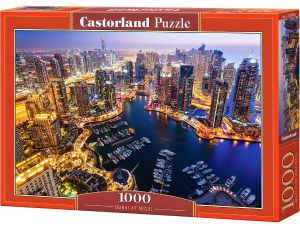 Puzzle Castorland 1000 dílků  - Dubai v noci    art 103256