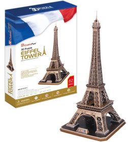 3D puzzle CubicFun Eiffelova věž velká, Paříž 82 dílků
