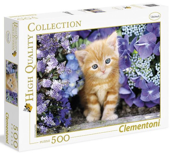Clementoni puzzle 500 dílků Koťátko 30415