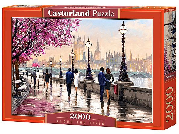 Puzzle Castorland 2000 dílků Podél řeky 200566