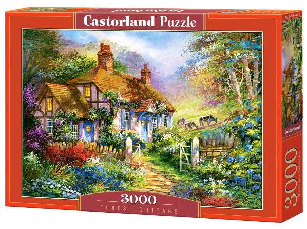 Puzzle Castorland 3000 dílků - Dům v lese 300402