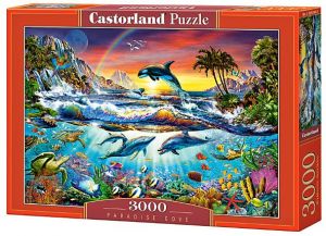 Puzzle Castorland 3000 dílků  - Rajská zátoka