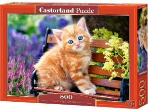 Puzzle Castorland 500 dílků Zrzavé koťátko 52240