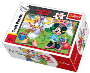 Puzzle mini 54 d - Trefl - Mickey a Minnie Mouse   19277