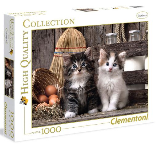 Puzzle CLEMENTONI 1000 dílků - Milá koťátka 39340