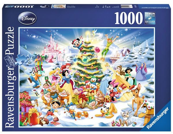 Puzzle Ravensburger 1000 dílků - Disney Vánoce 192878