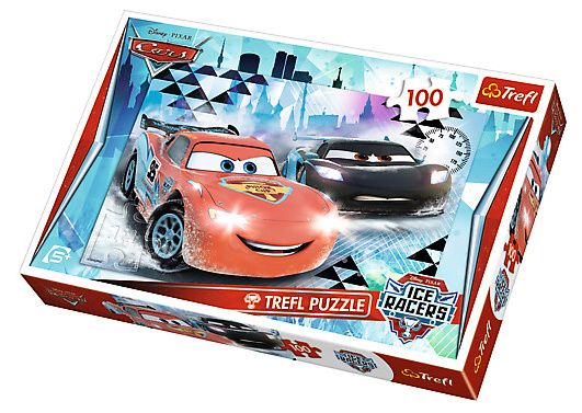 Puzzle Trefl 100 dílků - Cars 2 - Ledové dobrodružství 16290