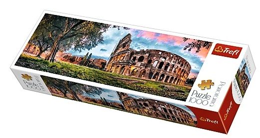 Puzzle TREFL 1000 dílků - panorama - Koloseum za svítání 29030