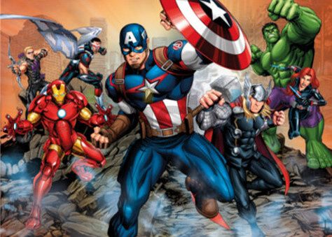 CLEMENTONI Dětské MAXI puzzle 104 dílků Avengers 23985