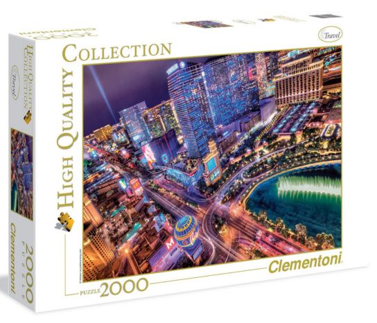 Puzzle Clementoni 2000 dílků - Las Vegas 32555