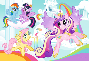 Color puzzle 20 dílků - Koníčci My Little Pony 36516 Trefl