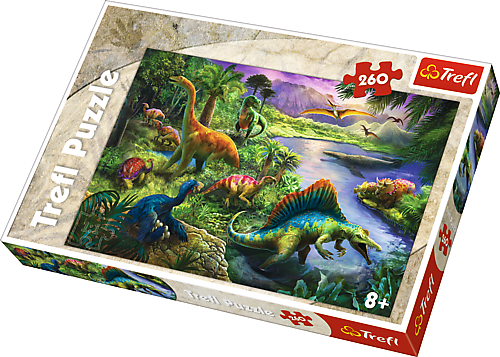 TREFL Puzzle 260 dílků - Dinosauři 13214