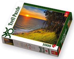 1000 dílků  Západ slunce - Baltické moře - puzzle Trefl 10214