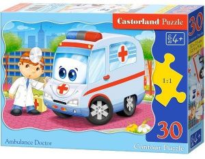 Puzzle Castorland  30 dílků - ambulance  03471