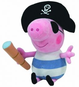 Prasátko Peppa  - plyšák TOM pirát  25 cm - Peppa Pig