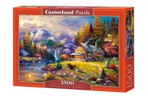 Puzzle Castorland  1500 dílků - Domek v horách   151462