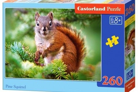 Puzzle Castorland 260 dílků - veverka 27422