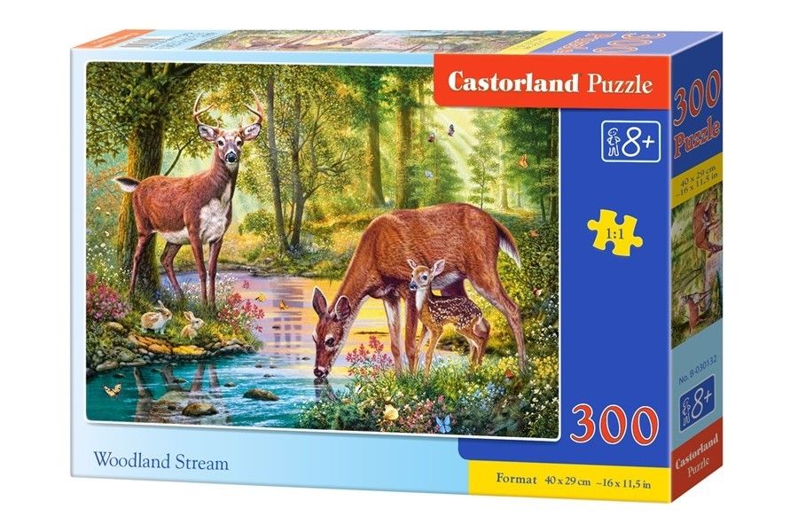 Puzzle Castorland 300 dílků - Lesní potok 030132