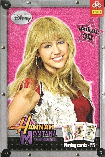 Hrací karty - Hannah Montana - 55 karet Trefl
