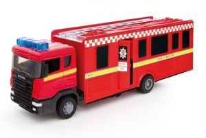 TEAMA - hasičské auto - velitelský vůz  2ass 1:48 - červený 