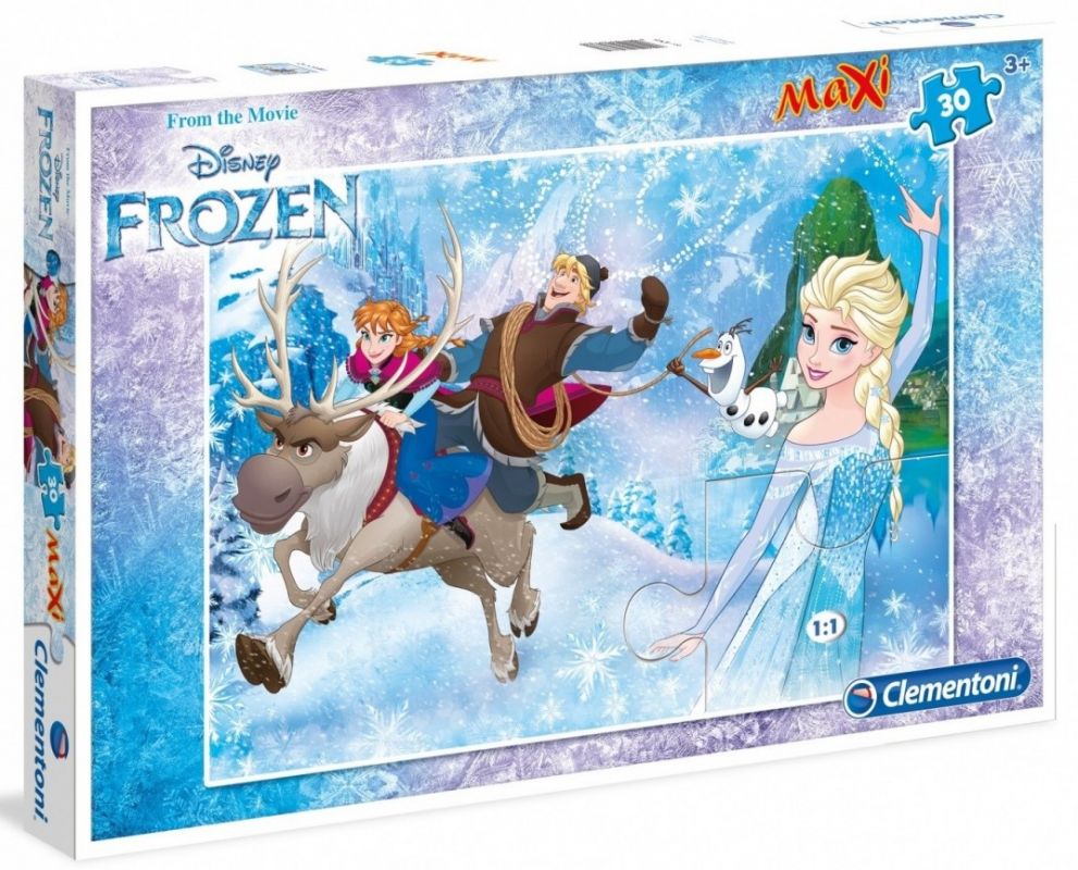 Podlahové puzzle Clementoni 30 dílků MAXI - Frozen 07436