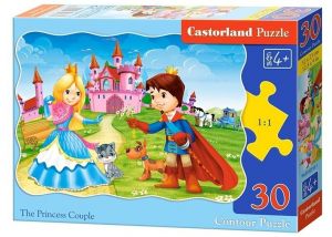 Puzzle Castorland  30 dílků  - Princ s princeznou  03518