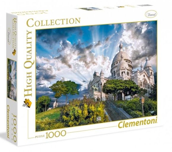 Puzzle Clementoni 1000 dílků - Montmartre Paříž 39383
