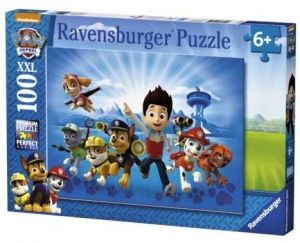 puzzle Ravensburger 100 dílků XXL - Psí tlapková patrola  108992