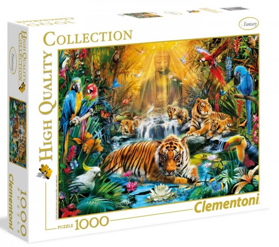 Puzzle Clementoni 1000 dílků - Tygři 39380