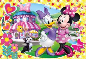 Puzzle Clementoni 104 dílků - Minnie Mouse - Šťastní pomocníci 27982
