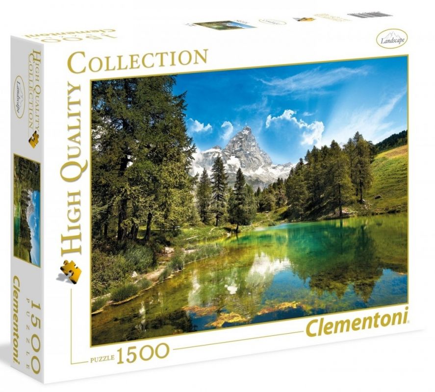 Puzzle Clementoni 1500 dílků - Modré jezero 31680