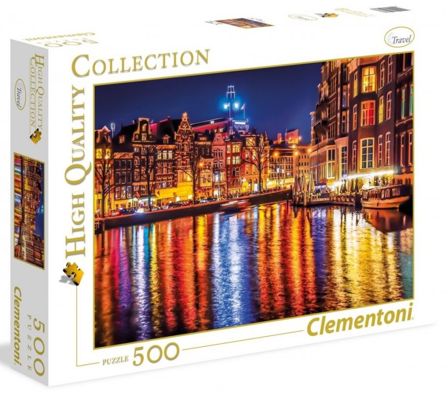 Puzzle CLEMENTONI 500 dílků Amsterdam 35037