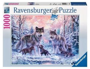 Puzzle Ravensburger 1000 dílků - Vlci   191468