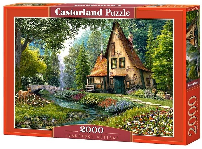 Puzzle Castorland 2000 dílků Chaloupka 200634