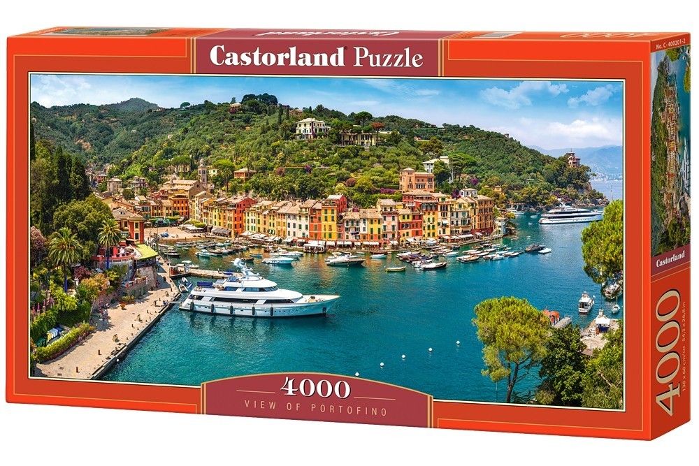 Puzzle Castorland 4000 dílků - Výhled na Portofino 400201