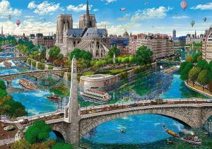 Puzzle Castorland 500 dílků - Paříž - Notre Dame 52653