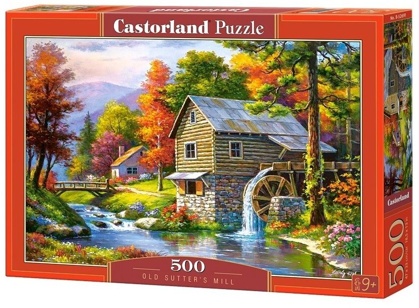 Puzzle Castorland 500 dílků - Starý mlýn 52691