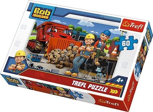 Puzzle Trefl 60 dílků - Bořek stavitel - Bořek a Wendy - Trefl 17300