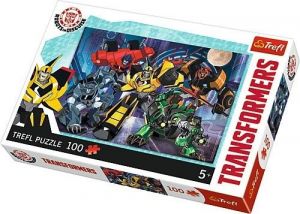 Trefl Puzzle 100 dílků - Transformers - skupina  autobotů -  16315