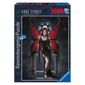 1000 dílků  Gotický motýl -   puzzle Ravensburger 191611