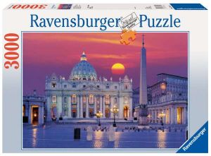 puzzle Ravensburger  3000 dílků  Řím - Katedrála svatého Petra  170340